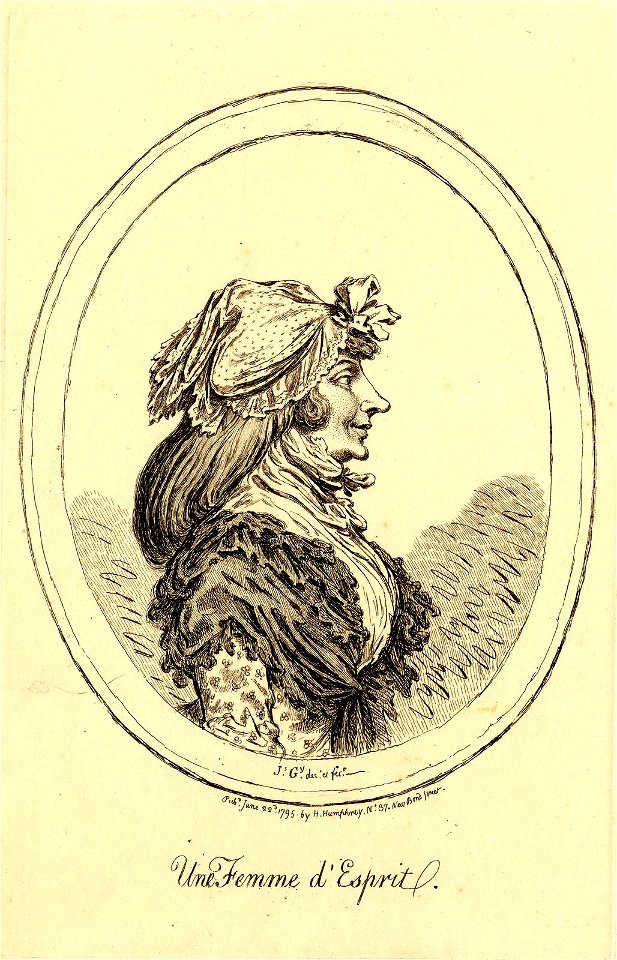 Une femme d'esprit. (BM 1861,1012.350)