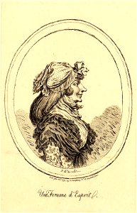 Une femme d'esprit. (BM 1861,1012.350)