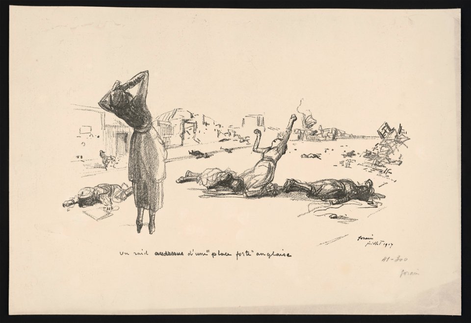 Un raid au dessus d'une place forte anglaise LCCN2015648241