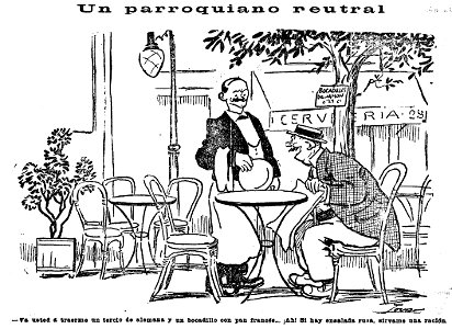 Un parroquiano neutral, de Tovar