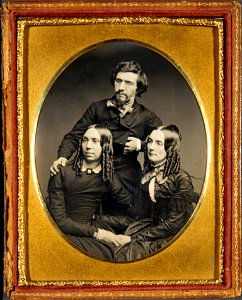 Unidentified Artist - Mathew Brady, Juliet Brady and Mrs. Haggerty - Google Art Project