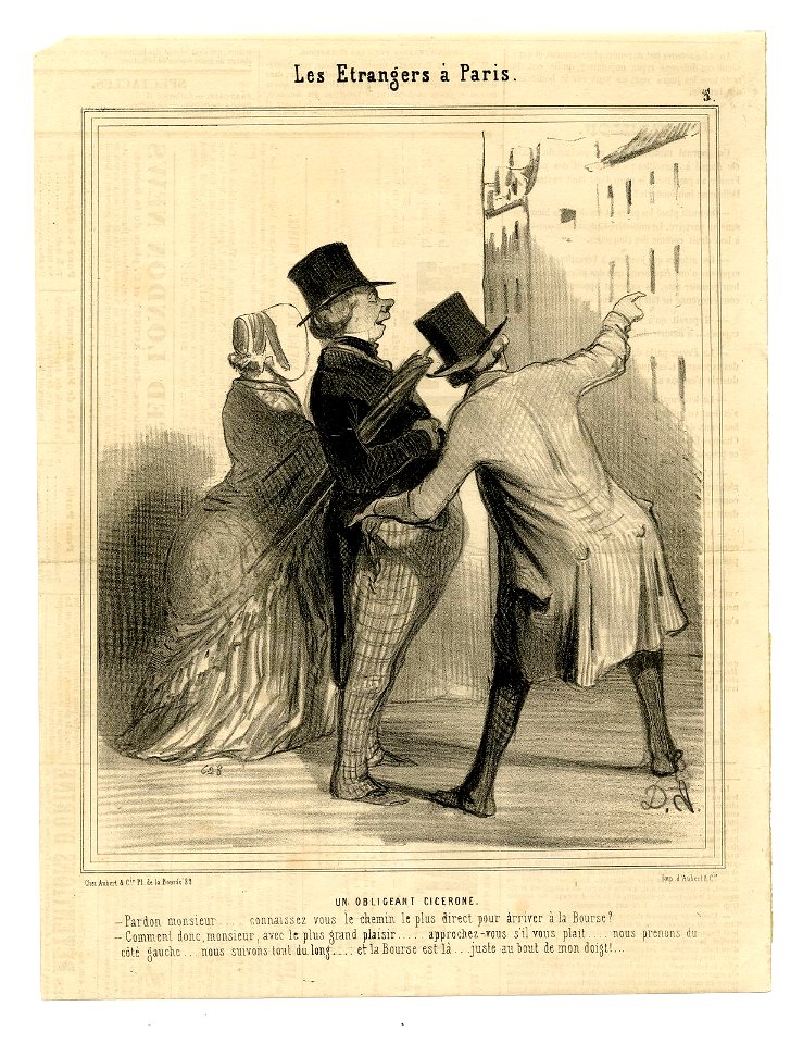 Un obligeant Cicerone (A helpful guide) (BM 1886,1012.164)