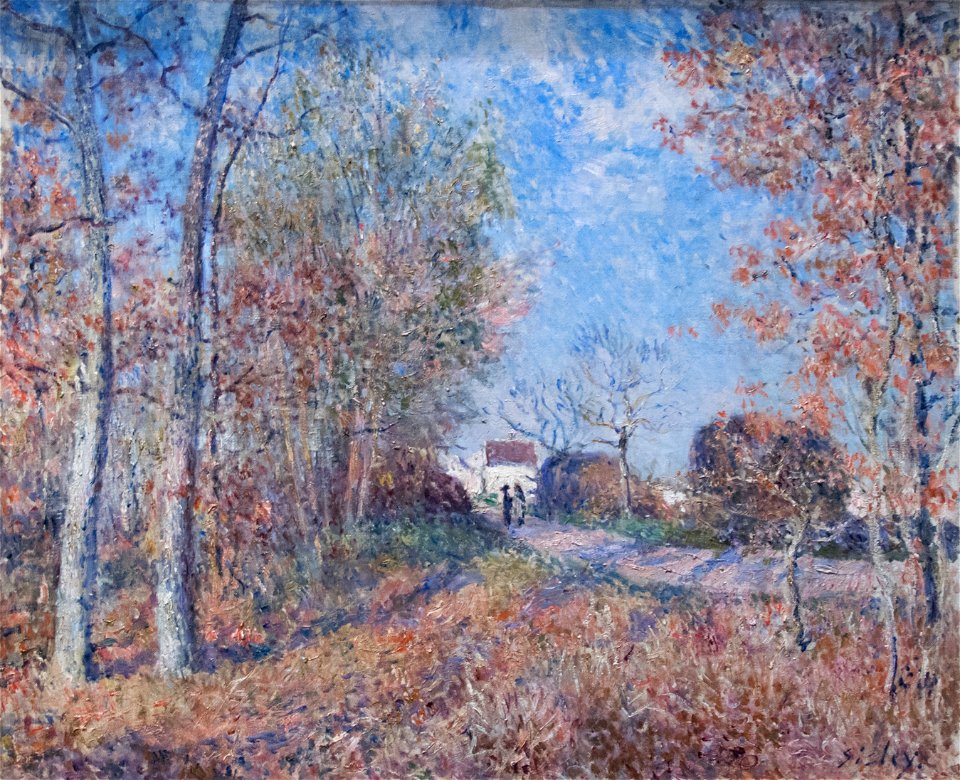 Un coin de bois aux Sablons - Alfred Sisley