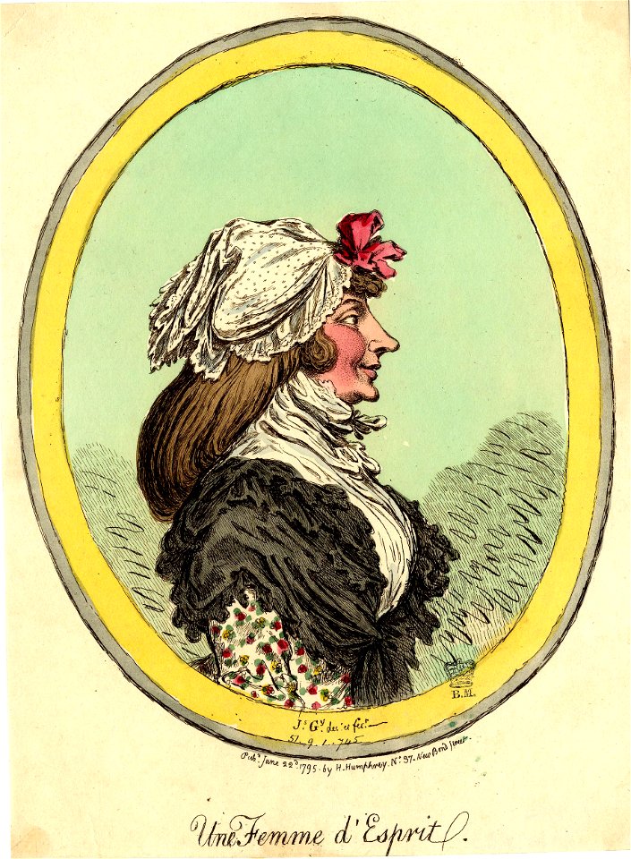Une femme d'esprit. (BM 1851,0901.745)