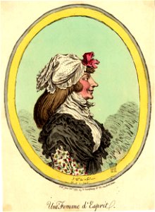 Une femme d'esprit. (BM 1851,0901.745)
