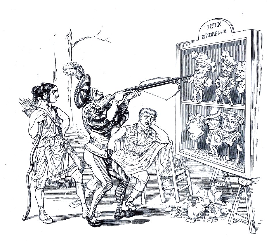 Grandville Les Plaisirs des Champs Elysées 4
