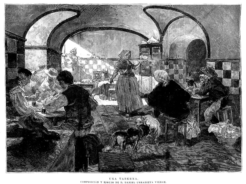Una taberna, de Daniel Urrabieta Vierge