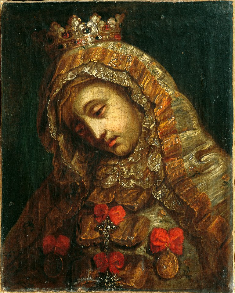Unbekannter Künstler - Trauernde Muttergottes - 5962 - Österreichische Galerie Belvedere