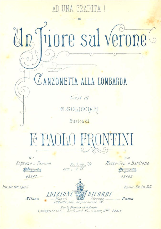 Un fiore sul verone