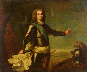 Undated portrait of Charles de Bourbon, Count of Charolais, Prince of the Blood by a member of the School of Hyacinthe Rigaud