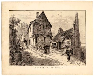 Une rue du Mont-Saint-Michel