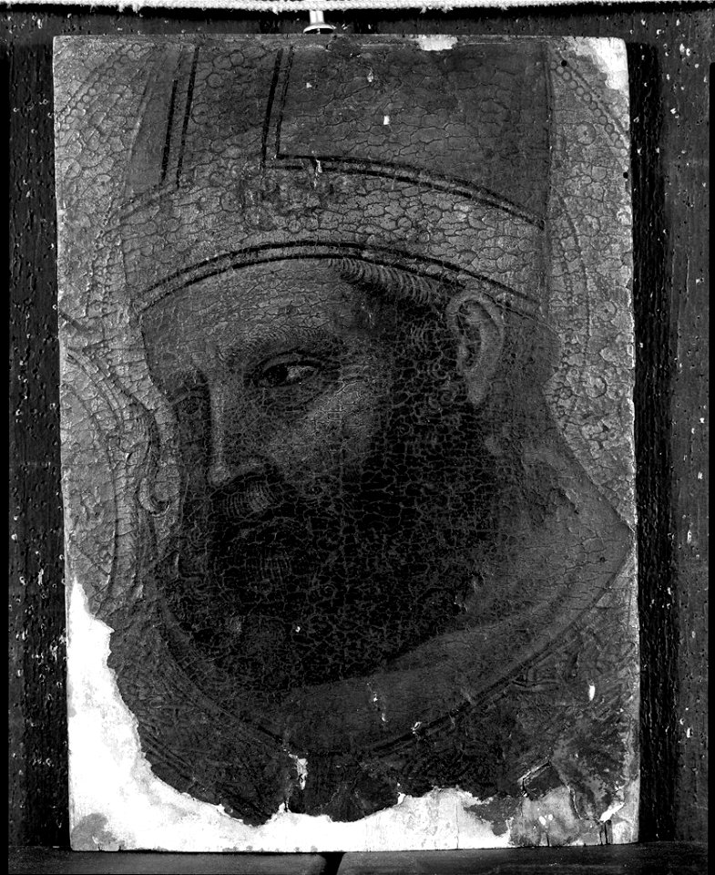Unidentified Artist - Head of a Bishop Saint - 1986.604 - Fogg Museum