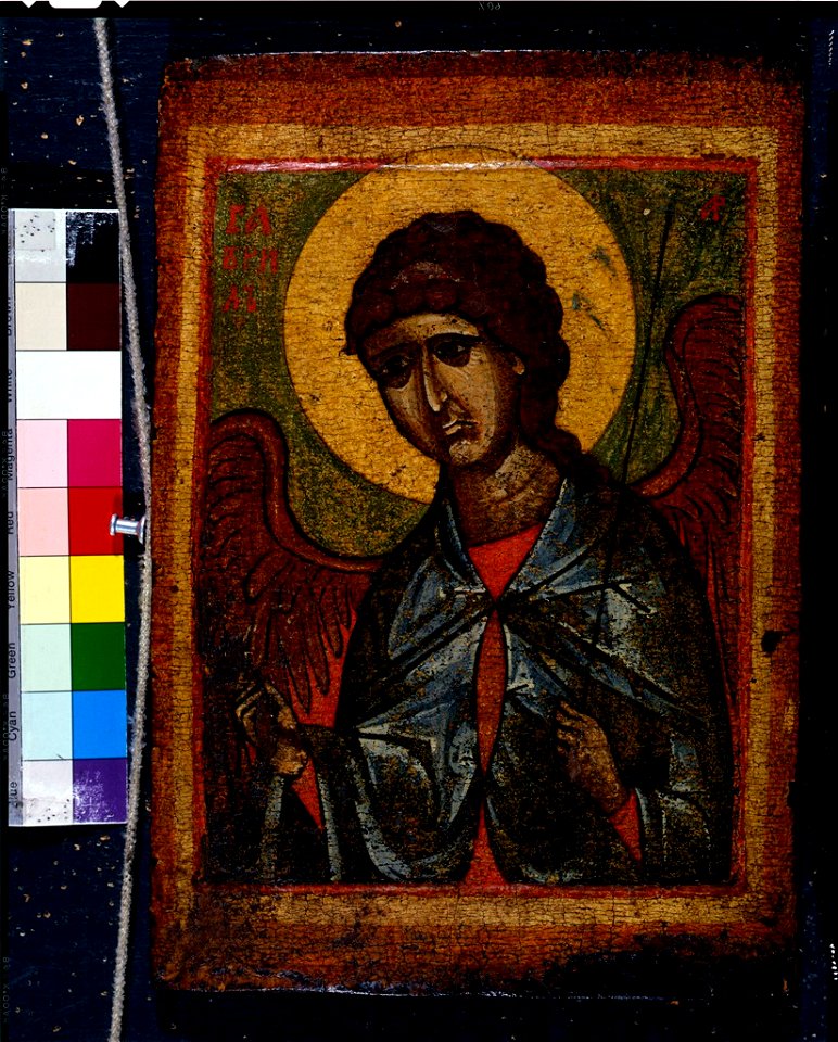 Unidentified Artist - Archangel Gabriel - 1951.31.13 - Fogg Museum