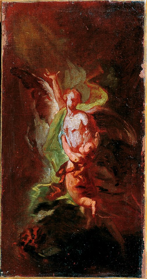 Unbekannter Künstler - Kind mit Schutzengel - 1690a - Österreichische Galerie Belvedere
