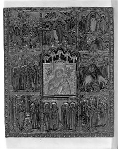 Unidentified Artist - Madonna and Child and Seven Scenes from the Life of Christ - 1930.46 - Fogg Museum