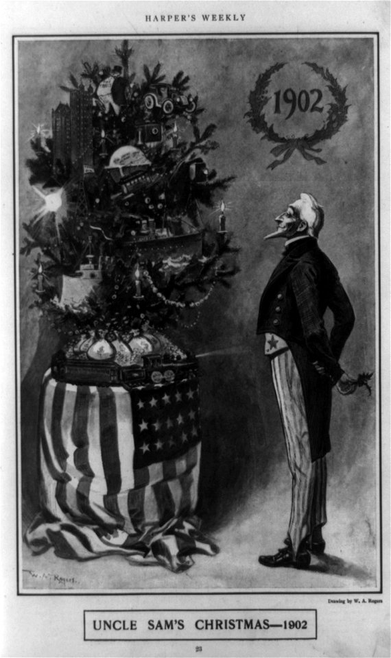 Uncle Sam's Christmas-1902 - W.A. Rogers. LCCN90705127