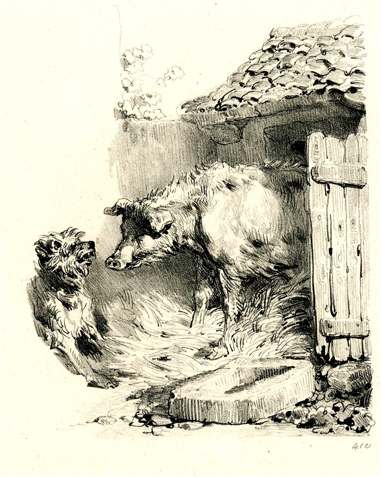 Un cochon et un chien (BM 1855,0414.48)