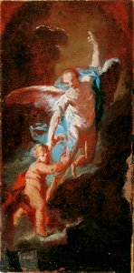 Unbekannter Künstler - Kind mit Schutzengel - 1690b - Österreichische Galerie Belvedere