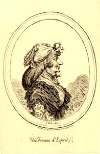 Une femme d'esprit. (BM 1868,0808.6450)