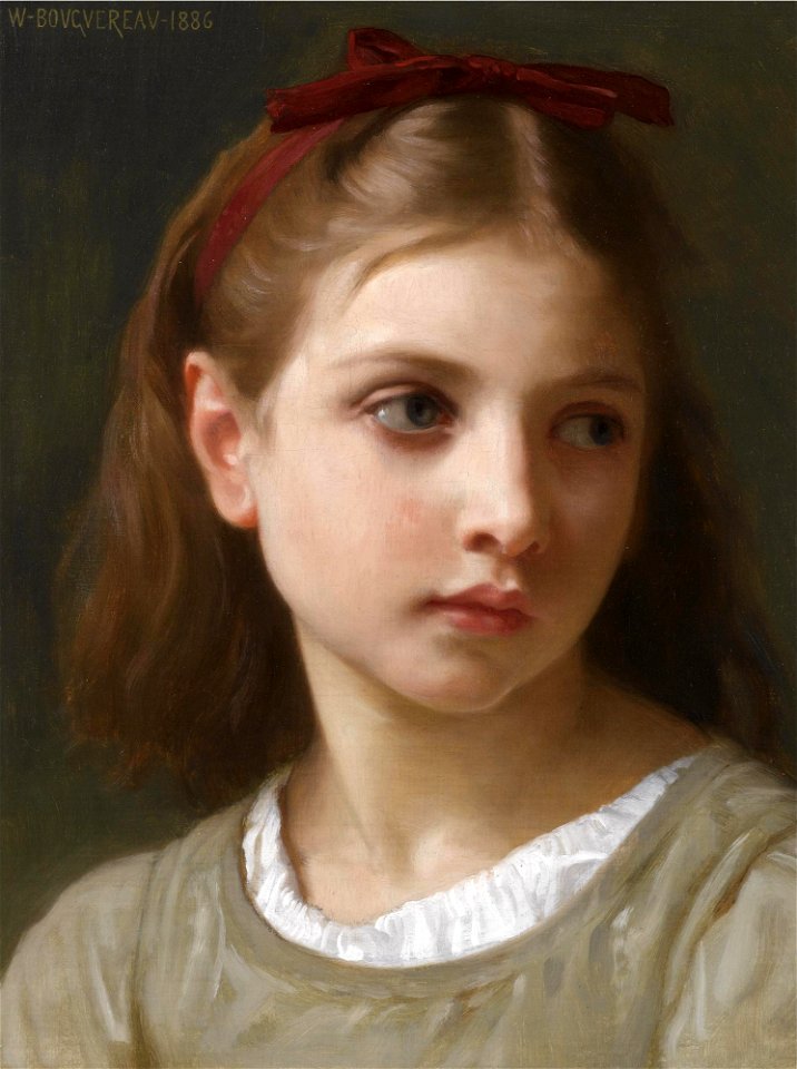 Une Petite Fille by William-Adolphe Bouguereau