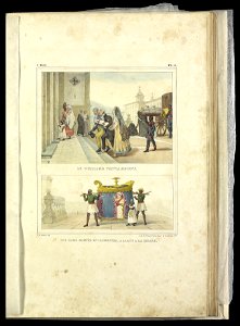 Une dame portée em caderinha, allant a la messe (1), da Coleção Brasiliana Iconográfica