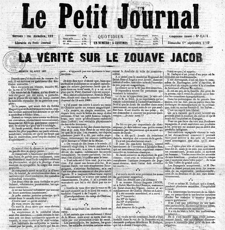 Une du Petit Journal 1er sept 1867 cropped