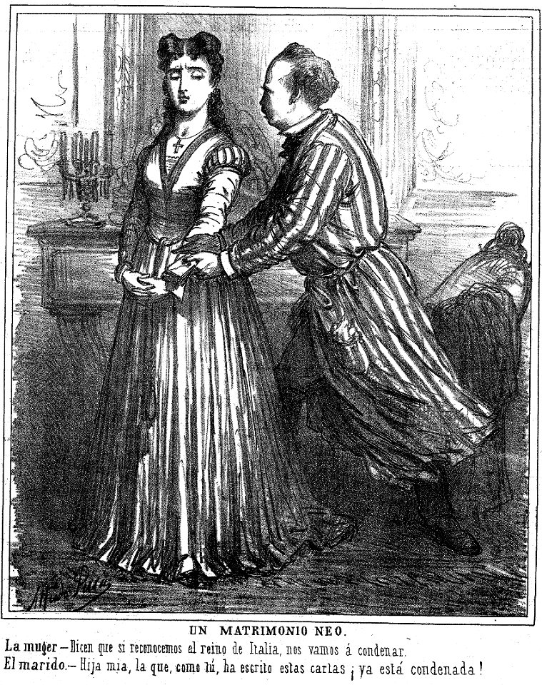Un matrimonio neo, en Gil Blas