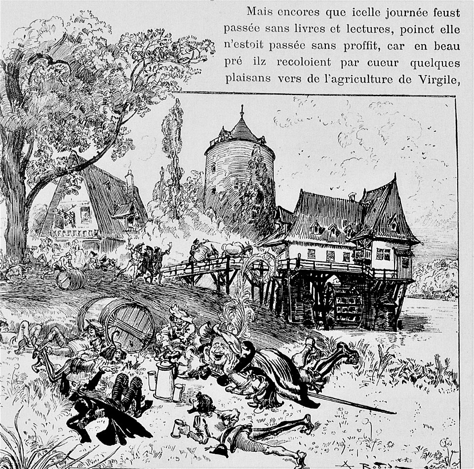 Une foys le moys alloient au pont Charanton, ou à Vanves, ou à Sainct Clou