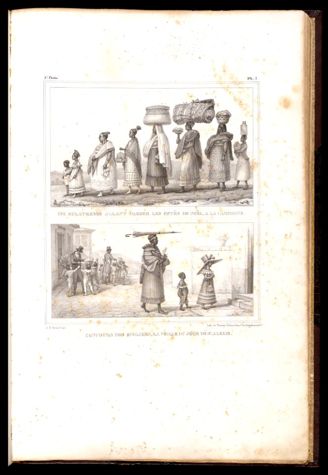 Une mulatresse allant passer les fetês de noel, a la campagne (2), da Coleção Brasiliana Iconográfica