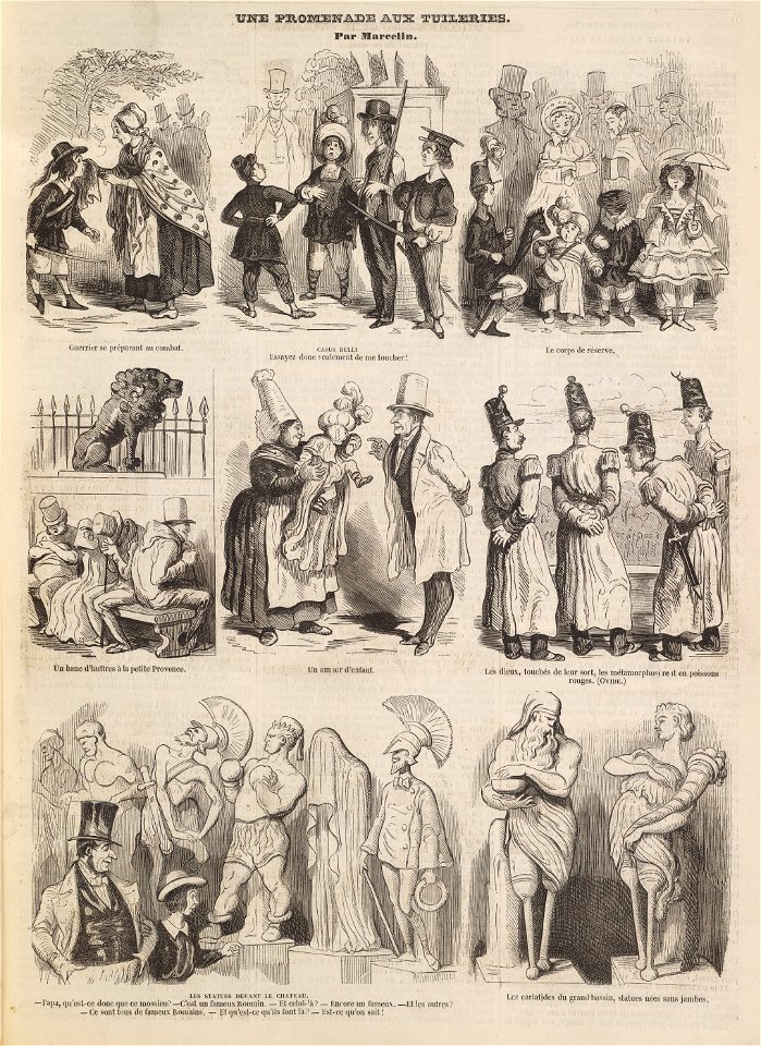 Une Promenade aux Tuileries 2, 1854