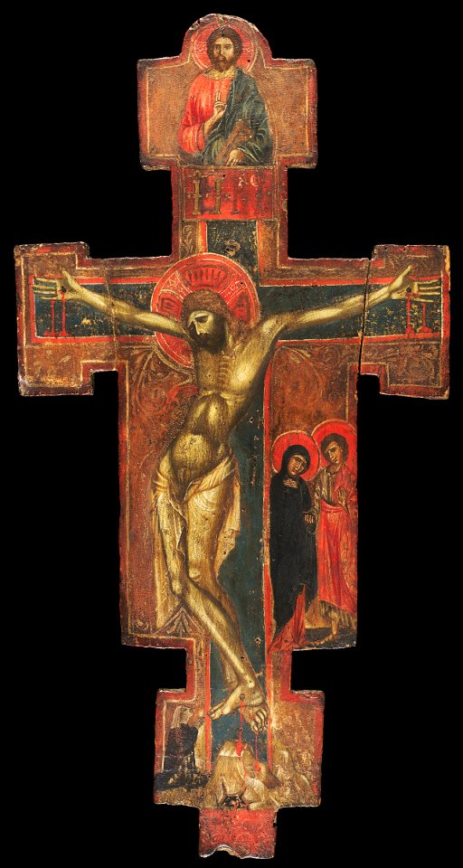 Unidentified Artist - The Virgin and Saint John the Redeemer, and a Praying Woman - 1929.250 - Fogg Museum