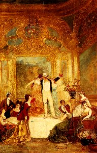 Une Soireé Chez La Païva by Monticelli