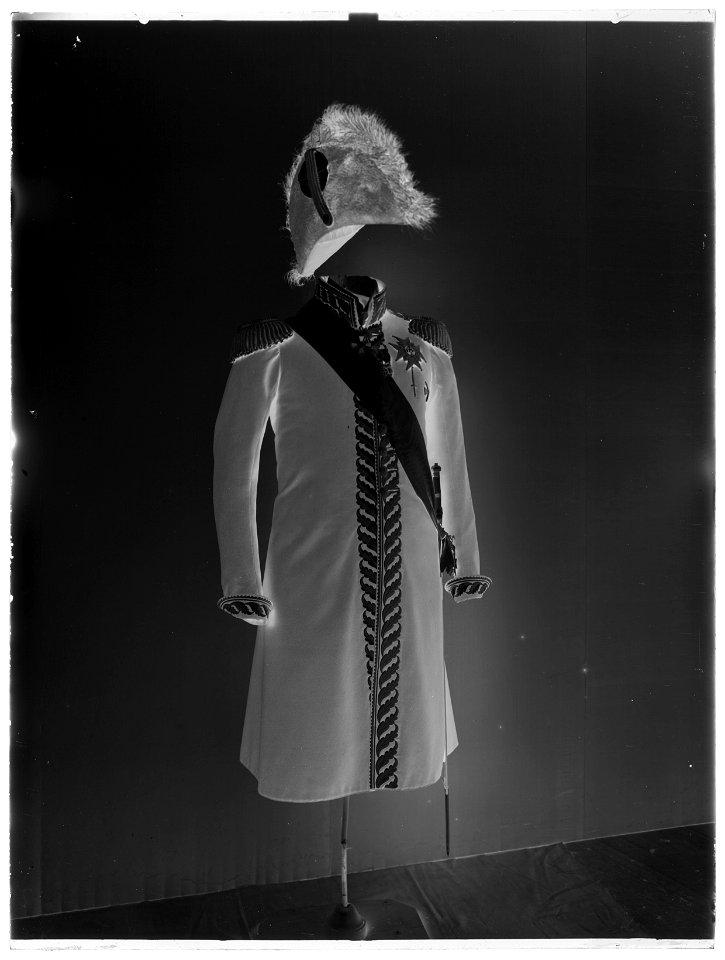 Uniform för fältmarskalk från 1814-1844 - Livrustkammaren - 60016-negative