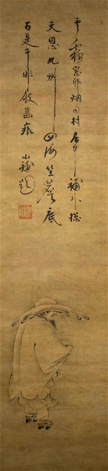 Unidentified - Su Dongpo in a Borrowed Hat (Tōba tairyū zu) - 2018.853.6 - Metropolitan Museum of Art