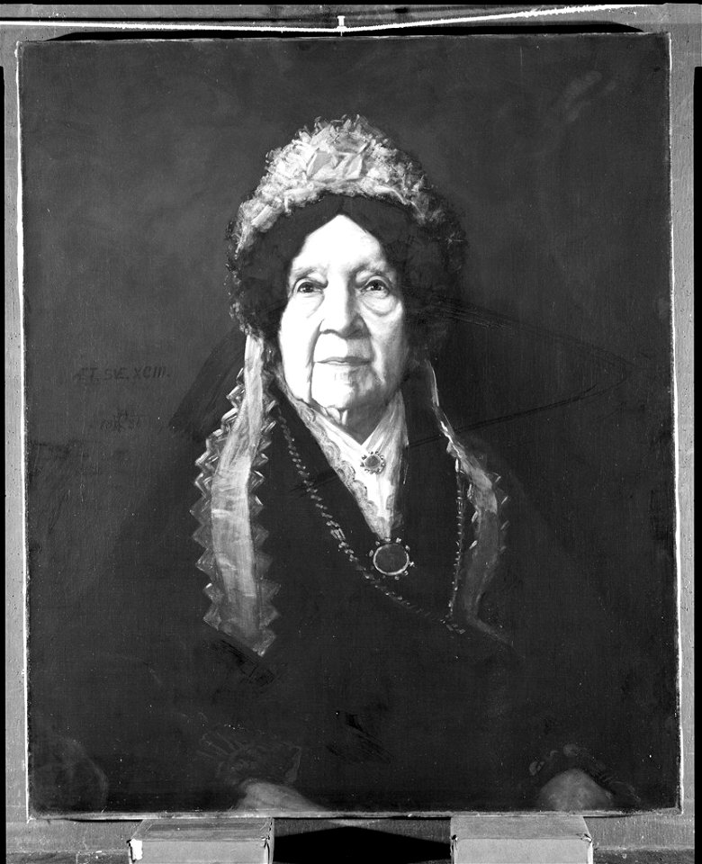 Unidentified Artist - Dudley family Grandmother - H697 - Harvard Art Museums
