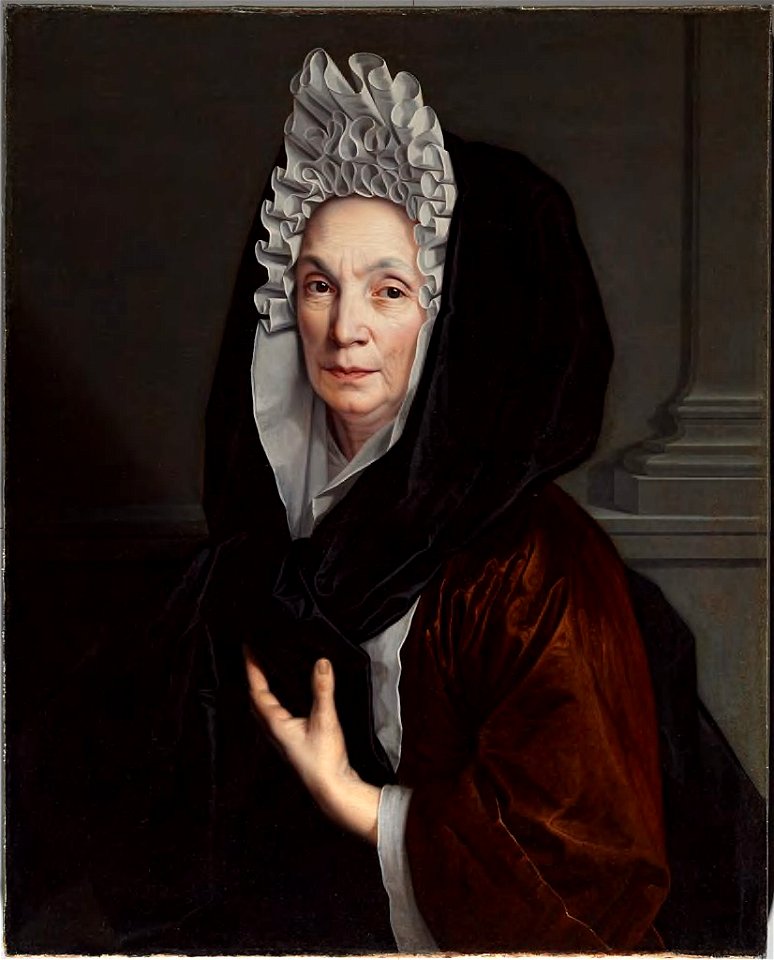 Unidentified Artist - Portrait of an Elderly Lady - 1943.216 - Fogg Museum