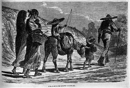 Una familia de gitanos españoles, de Ortego