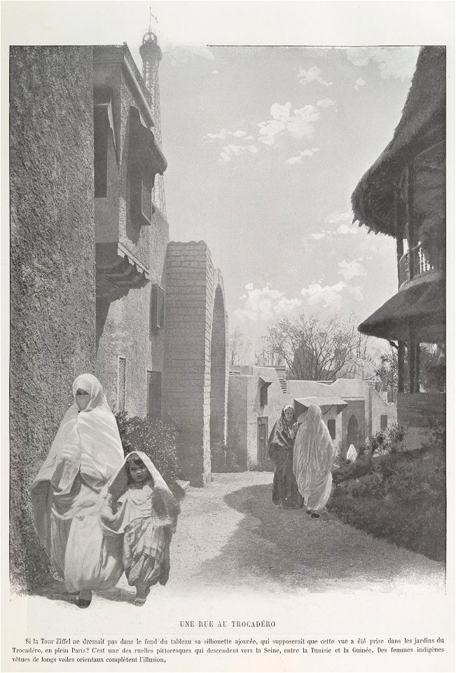 Une rue au Trocadéro, Exposition Universelle 1900