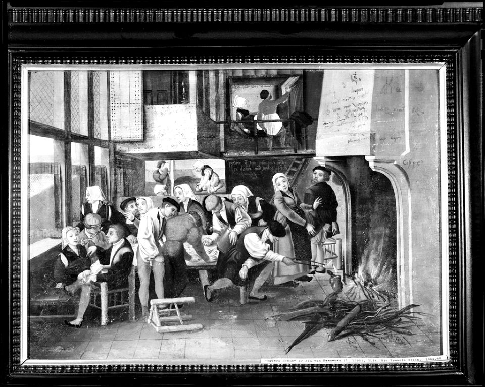 Unidentified Artist - Merry Company in a Tavern - BR34.60 - Busch–Reisinger Museum