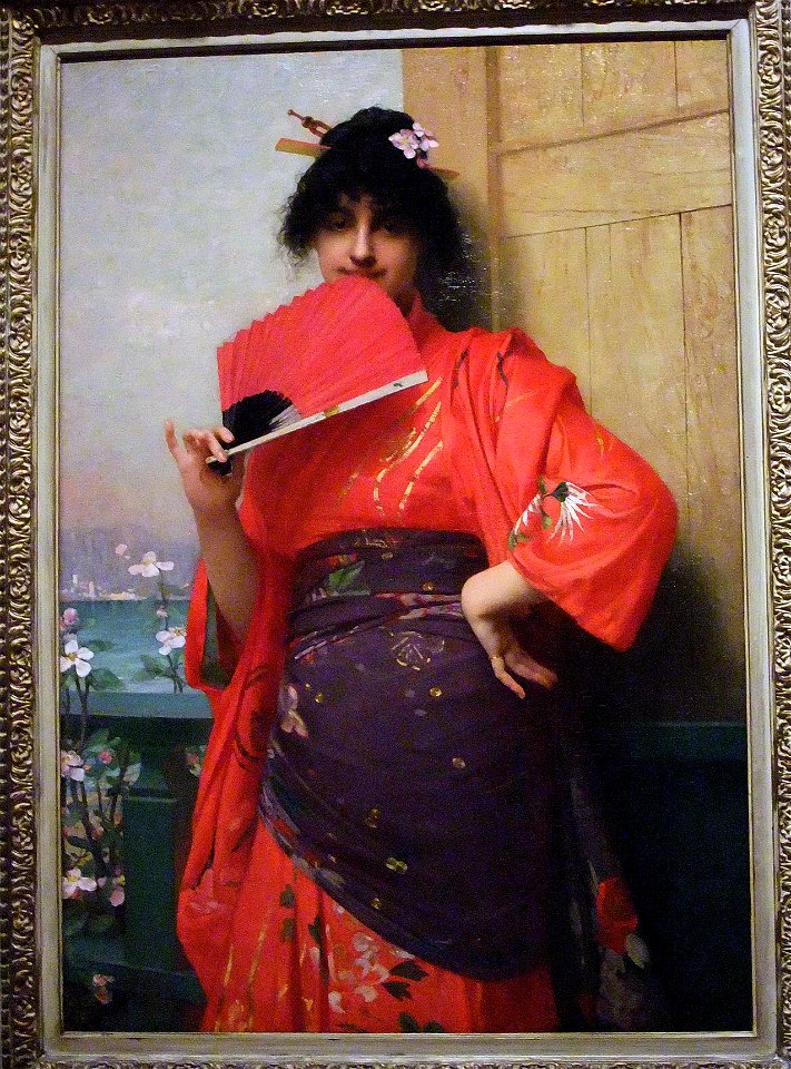 Une Japonaise (1882) by Jules Joseph Lefebvre