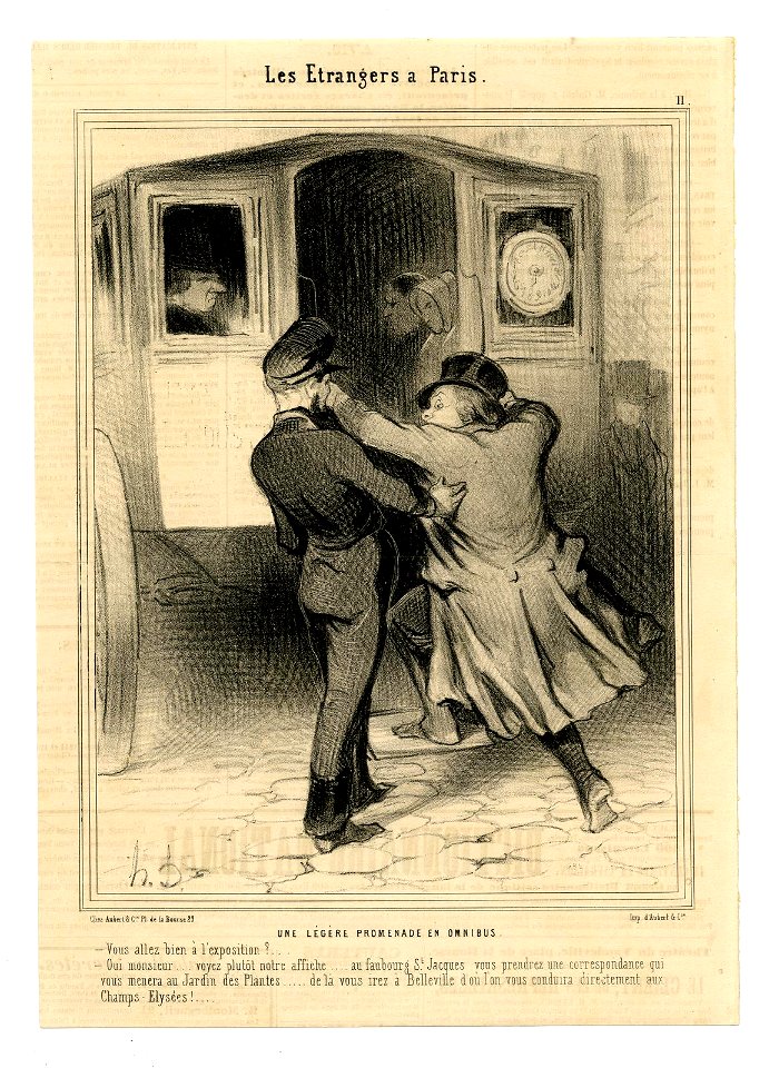 Une légère promenade en omnibus (A quick journey on the omnibus) (BM 1886,1012.170)