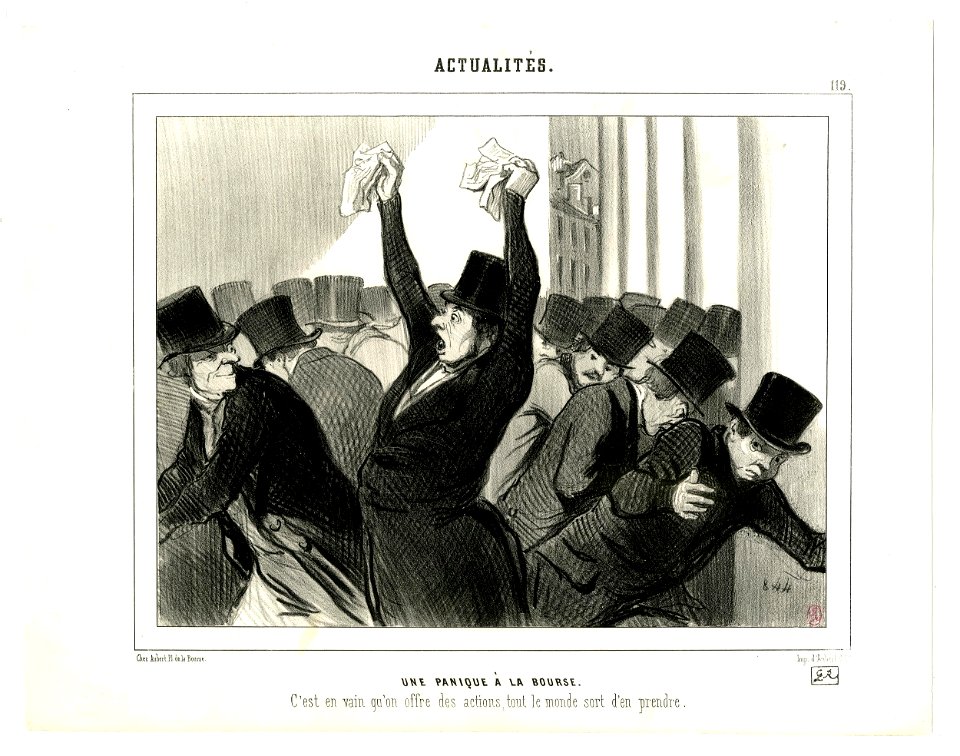 Une panique à la Bourse (Panic at the Stock Exchange) (BM 1918,0511.318)