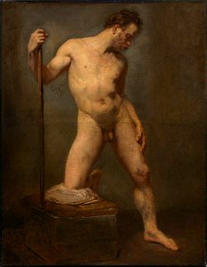Unidentified artist - Study of a Male Nude, 1810–1820