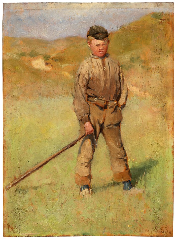 Ung pojke, motiv från Holland (Nils Kreuger) - Nationalmuseum - 211315