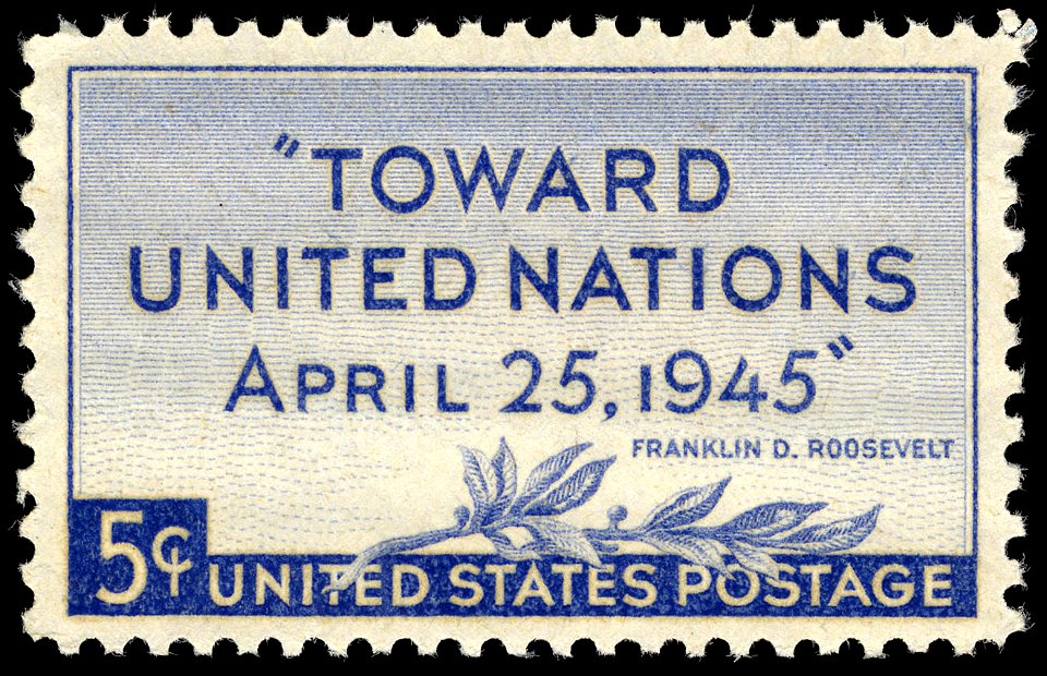 United Nations Conference 5c 1945 issue U.S. stamp