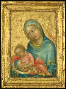 Unidentified artist, Bohemian, 14th century - Virgin and Child - 34.1459 - Museum of Fine Arts. Free illustration for personal and commercial use.