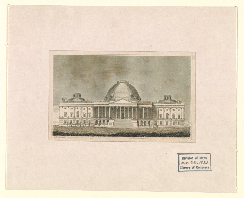 United States Capitol) - C. Bullfinch delt. ; Childs dir LCCN2012647320