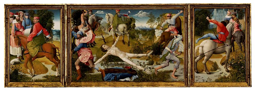 Unidentified Artist, Flemish, 15th century - Martyrdom of Saint Hippolytus - 63.660 - Museum of Fine Arts