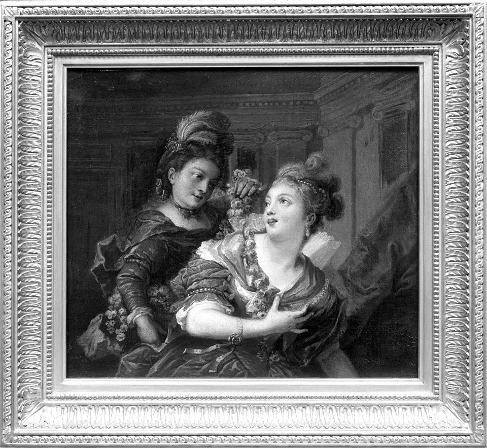 Unidentified Artist - Theatrical Scene (^) - 1939.110 - Fogg Museum