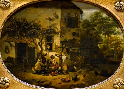 Une maison rustique - Egbert van der Poel - Musée du Louvre